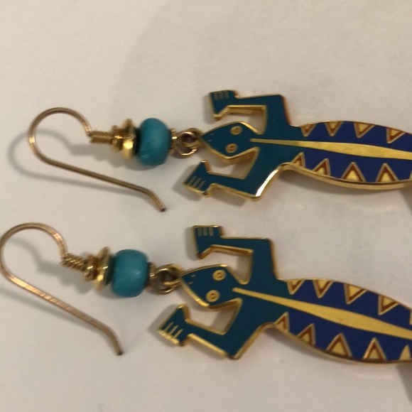 Laurel Burch Lizard Earrings - Picture 5 of 7